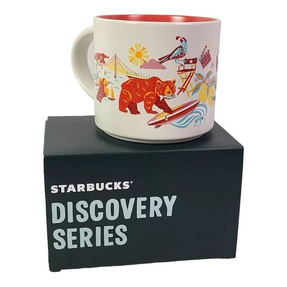 Starbucks California STARBUCKS CALIFORNIA DISCOVERY SERIES COFFEE CUP MUG 14 OZ - Picture 2 of 14
